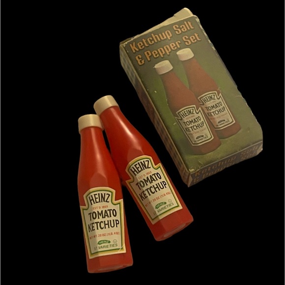 Heinz Kitchen Vintage 6s Heinz Ketchup Salt And Pepper Shakers